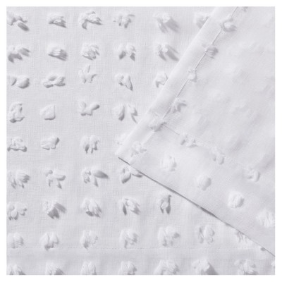 White Sheer Polyester Rod Pocket Kitchen Window Panels