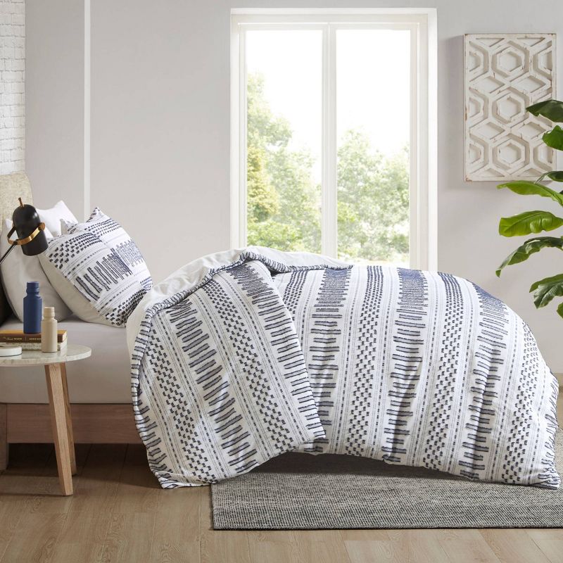 3pc Rhea Cotton Jacquard Mini Comforter & Sham Set , 4 of 14