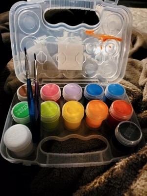 12ct Washable Tempera Paint Set With Paintbrush - Mondo Llama™ : Target