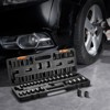 VEVOR 3/8" Drive Impact Socket Set, 29 Piece Shallow Socket Set SAE 3/8"-1" and Metric 8-22mm, 6 Point CR-MO Alloy Steel for Auto Repair - 2 of 4