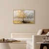 Art Remedy Tree of Golden Leaves Colorful Tree Art Framed - 2 of 4