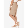 Jessica London Women's Plus Size Linen Short - 4 of 4