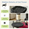 Lyngins 44 Inch Multi-Level Cat Tree Tower, Interactive Cat Tower with Cat Scratching Post & Hammock, Cat House for 2-3 Cats (Includes Cat Toys) - 4 of 4
