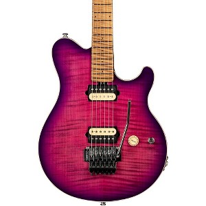 Ernie Ball Music Man Axis Electric Flame Top Electric Guitar Olallieberry - 1 of 4