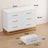 Dresser for Bedroom with 6 Drawers, TV Stand Dressers Chest of Drawers with Storage Organization & Sturdy Metal Frame for Hallway Entryway - 2 of 4