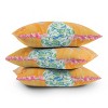 16"x16" Nadar Musa Elegant Chinoiserie Square Throw Pillow Orange - Deny Designs - 4 of 4