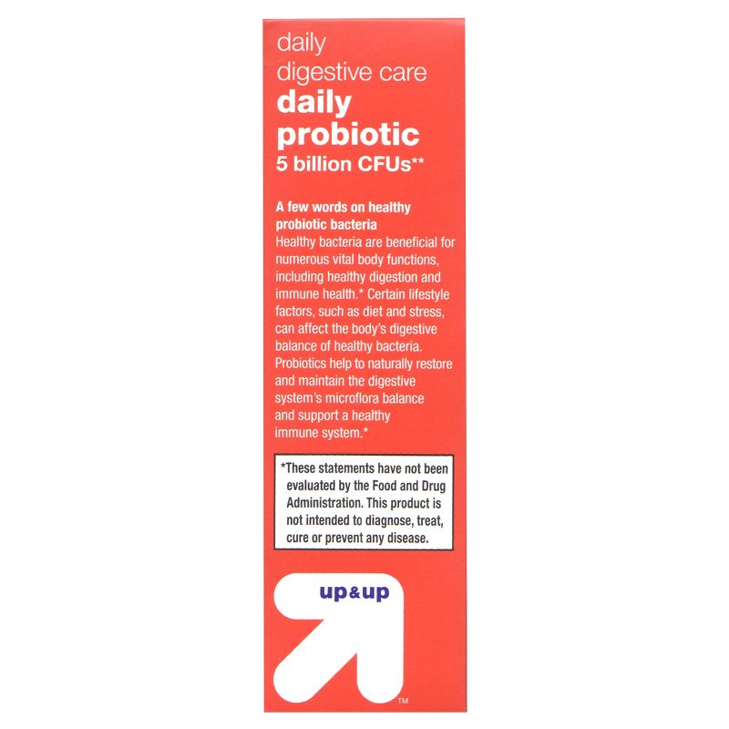 Daily Probiotic 4x Support Caplets - 28ct - up &#38; up&#8482;, 4 of 5