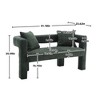 Living Room Loveseat: Modern Chenille, Comfy and Compact - 4 of 4