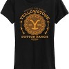Women's - Yellowstone - Protect The Ranch Collegiate Logo Short Sleeve Graphic T-Shirt - 2 of 4