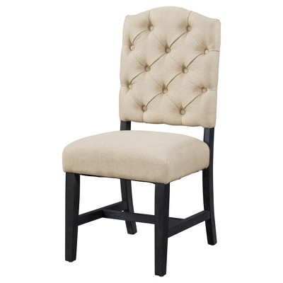 Retro Style Dining Chair Set with 4 Upholstered Chairs for Dining Room