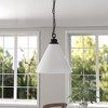 Hudson and Canal 15.88" Wide Pendant with Glass Shade - 2 of 4