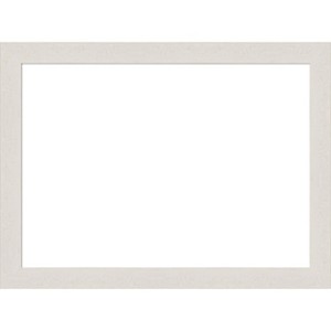 Amanti Art Rustic Plank Espresso Narrow Framed Dry Erase Magnetic Board - 1 of 4
