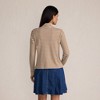 Lands' End Women's Relaxed Cotton Long Sleeve Mock Turtleneck - 2 of 4