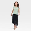 Girls' Short Sleeve Lace Trim T-Shirt - art class™ - 3 of 3