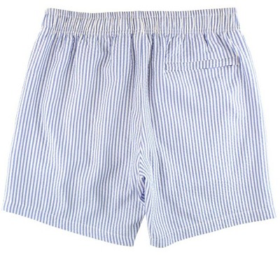 Мужские брюки RuggedButts Men's UPF50+ Swim Trunks - Periwinkle Blue Seersucker, Men's M — фото 2