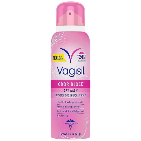 Vagisil Odor Block Feminine Dry Wash Deodorant Spray for Women - 2.6oz - image 1 of 4