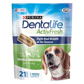 Nestle Purina Dentalife Small/Medium Chicken Chewy Dog Treats