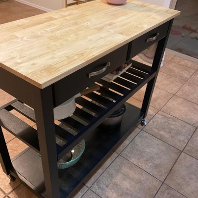 Crosley Lafayette Wood-Top Portable Kitchen Island at Tractor Supply Co.