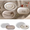 JDICTION Oval Tray Mold with Elegant Floral Edge, Jewelry Holder Resin Silicone Mold for DIY Epoxy Craft, Home & Office Decor - 4 of 4
