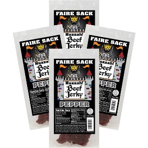 Buffalo Bills Pepper 5oz Faire Sack Beef Jerky (4 packs pepper beef jerky) - 1 of 4