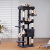 Heybly Cat Tree for Large Cats 20 lbs Heavy Duty,60 inches XXL Cat Tower for Indoor Cats - 2 of 3