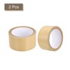 Unique Bargains Paper Adhesive Packing Tape for Masking Sealing Brown 2 Pcs - 3 of 4