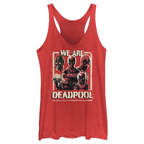 Women's Marvel: Deadpool & Wolverine We Are Portraits Racerback Tank Top - image 1 of 4