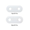 Unique Bargains Home Office Hotel Windproof Curtain Tablecloth Weights White - 3 of 4