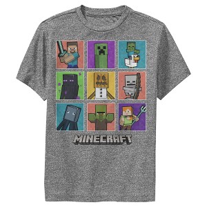 Boy's Minecraft Character Boxes Performance Tee - 1 of 4