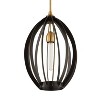 Uttermost Darby Oval Iron Pendant – Modern Industrial Single Light Fixture - 3 of 4