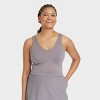 Women's Flex Light Support V-Neck Cropped Sports Bra - All In Motion™ - 3 of 4