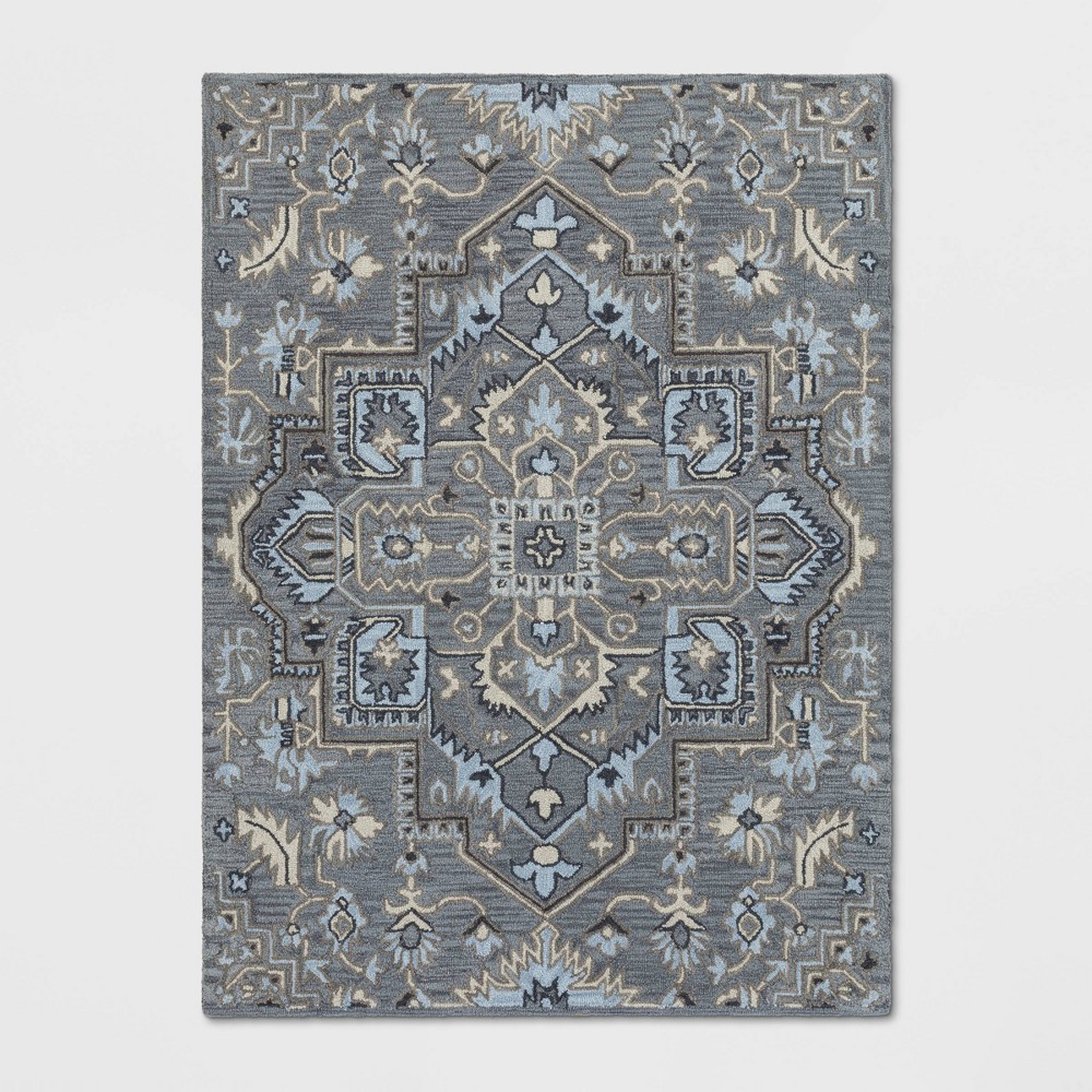 5'X7' Hyssop Jacquard Tufted Area Rug Stone Gray - Opalhouse was $179.99 now $89.99 (50.0% off)