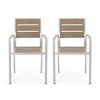 PAGED Patio Dining Chairs,Modern Outdoor Dining Chairs,Aluminum Chairs Suitable for Patio,Garden,2PC - 4 of 4