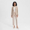 Women's Slim Fit Linen-Blend Trousers - A New Day™ - 2 of 4