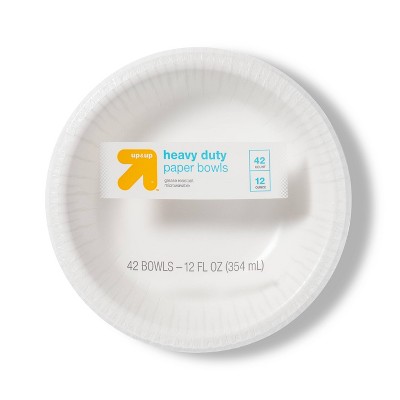 Paper Bowl - White - 42ct/12oz - up & up™
