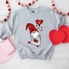 Simply Sage Market Valentine Gnome Heart Sweatshirt - 2 of 4