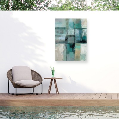 Silvia Vassileva Island Hues Crop I Outdoor Canvas Art