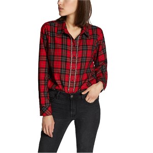 Sanctuary Clothing Womens Rockstar Boyfriend Button Up Shirt - 1 of 1