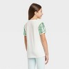 Girls' Spirit Riding Free Sequin St. Patrick's Day Short Sleeve Graphic T-Shirt - White - image 2 of 3
