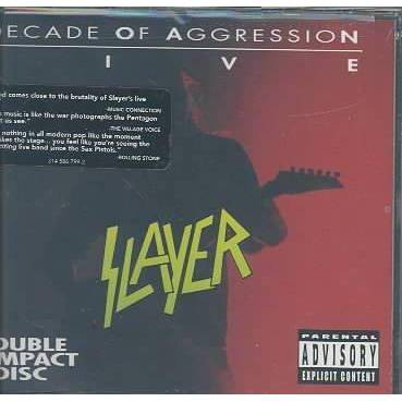 Slayer - Live - Decade Of Aggression (2 CD) (EXPLICIT LYRICS)