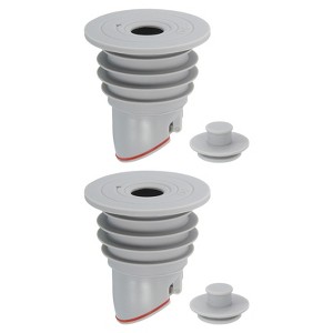 Unique Bargains Silicone Anti-Odor Ring Washing Machine Sealing Drain Stoppers 2 Pcs - 1 of 4