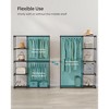 SONGMICS Portable Closet, Freestanding Closet Organizer, Clothes Rack with Shelves, Hanging Rods - 2 of 4
