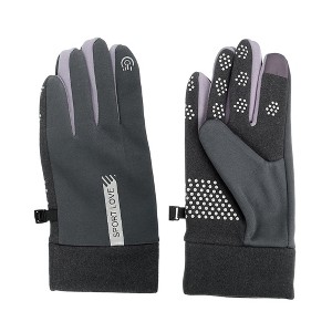 Unique Bargains Riding Warm Gloves Waterproof 4 Way Stretch Inner Gloves Winter Gloves Liners 1 Pair - 1 of 4