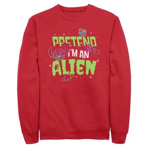 Mens Lilo & Stitch Pretend I'm An Alien Sweatshirt - 1 of 4