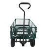 Wagon Cart Garden cart trucks make it easier to transport firewood (green) - 4 of 4