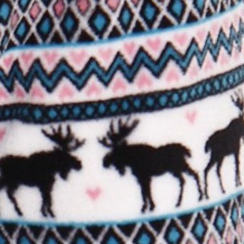 white - moose fairisle