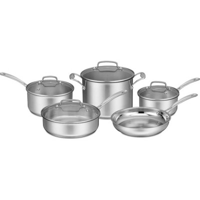 Cuisinart C67P-9 Hard Anodized 9 Piece Cookware Set 