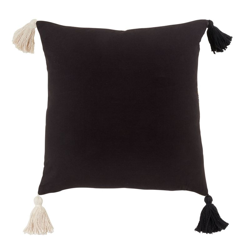 Saro Lifestyle Poly-Filled Throw Pillow With Two-Tone Foil Print Design, 2 of 4