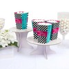Big Dot of Happiness 50's Sock Hop - 1950s Rock N Roll Party Favor Popcorn Treat Boxes - Set of 12 - 3 of 4