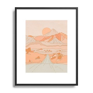 Iveta Abolina Roadtrip No 1 8"x10" Black Metal Framed Art Print - Deny Designs - 1 of 4